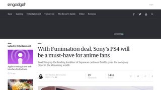 With Funimation deal, Sony's PS4 will be a must-have for anime fans