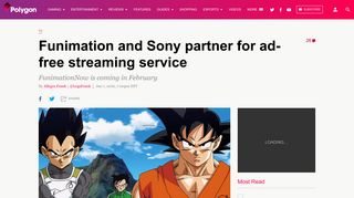 Funimation and Sony partner for ad-free streaming service - Polygon