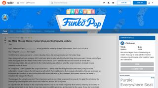 No More Missed Items: Funko Shop Alerting Service Update ...