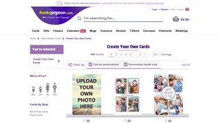 Create Your Own Cards | Funky Pigeon