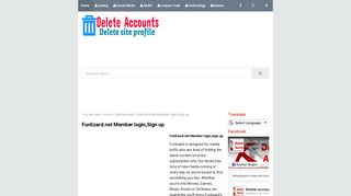 Funlizard.net Member login,Sign up - Delete Your Online Accounts