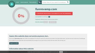 Did you recently visit funrevamp.com? Read this now! - Scamner