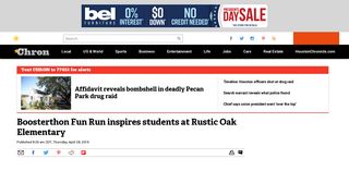 Boosterthon Fun Run inspires students at Rustic Oak Elementary ...
