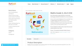 Maths Grade 3, 4 & 5 ICSE | Personalized Learning • Digital ... - Funtoot