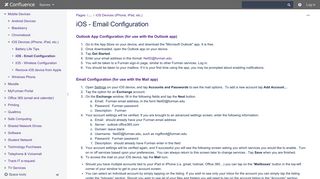 iOS - Email Configuration - IT Self Help - Furman Wiki Development