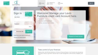 Levin Furniture credit card - Manage your account - Comenity