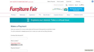Make a Payment | Furniture Fair - North Carolina | Jacksonville ...
