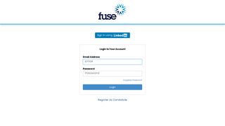 Login to your Account - Fuse Recruitment