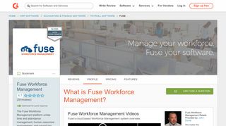 Fuse Workforce Management | G2 Crowd