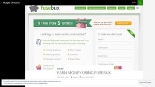 Earn Money Using FuseBux | Hunger Of Money