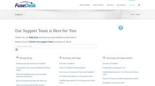 Support - FuseDesk for Infusionsoft