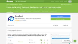 FuseDesk Pricing, Features, Reviews & Comparison of Alternatives ...