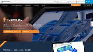 Cloud Powered 3D CAD/CAM Software for Product Design | Fusion 360