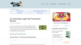 Can you make money with FusionCash? My 2016 Review - Survey Chris