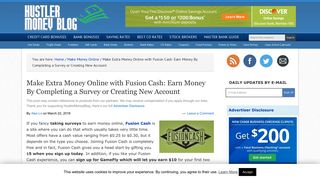 Make Extra Money Online with Fusion Cash: Earn Money By ...