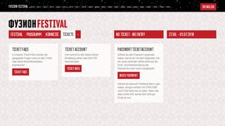 Ticket FAQs | Tickets | Fusion Festival