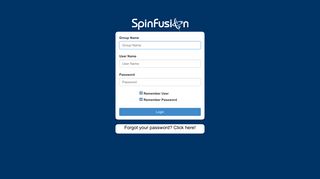 Login - Spinfusion :: Simple, Powerful, Optimal