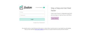 User Login - Fusion Web Clinic