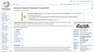 Cartoon Network Universe: FusionFall - Wikipedia