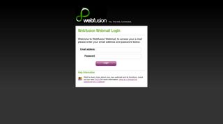 Webfusion | Webmail Login