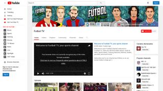 Futbol TV - YouTube