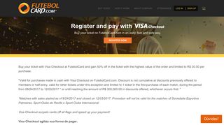 With Visa Checkout, online payment is - FutebolCard