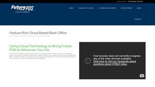 Feature Rich Cloud Based Back Office | Future POS