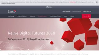 Digital Futures 2018 - Ovum - Informa