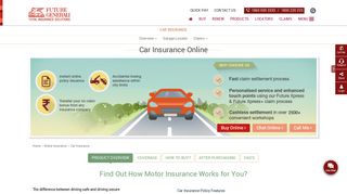 Car Insurance – Buy & Renew Motor Insurance ... - Future Generali
