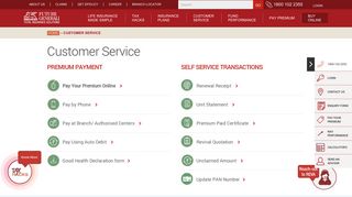 Customer Service and Support - Future Generali Life Insurance