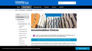 Coventry University | Accommodation