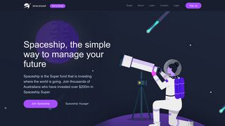 Spaceship — Invest Your Super in the Future