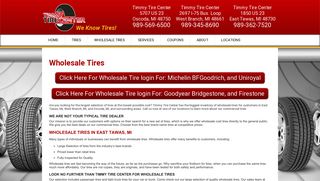 timmytire - Wholesale-Tire-Login - Timmy Tire Center