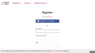 Sign up for courses - FutureLearn