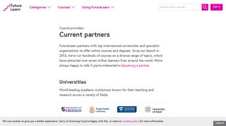Current partners - FutureLearn