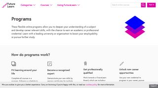 Online Course Programs — FutureLearn