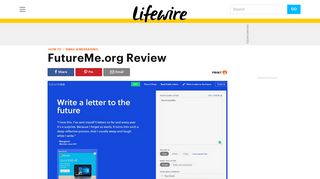 FutureMe.org Review - Lifewire