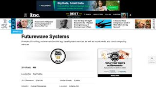 Futurewave Systems - Atlanta, GA - Inc.com
