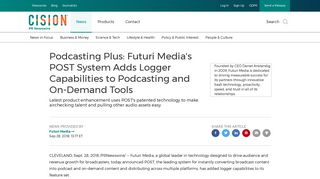 Podcasting Plus: Futuri Media's POST System Adds Logger ...