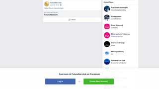 FutureNet club - https://futuro.network/login | Facebook