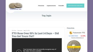 login – FuturoCoin: Buy & Mine FuturoCoin Digital Currency