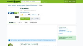 FuzeNet Reviews - ProductReview.com.au