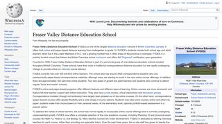 Fraser Valley Distance Education School - Wikipedia