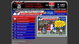 Fraser Valley Soccer League - Men's Soccer