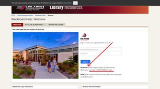 Welcome - Blackboard Help - Library Resources Home at Fox Valley ...