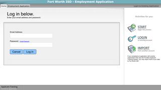 Fort Worth ISD - Employment Application - Applitrack.com