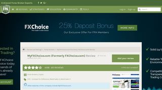 My FX Choice | Forex Brokers Reviews | Forex Peace Army