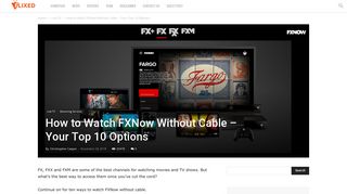 How to Watch FXNow Without Cable - Your Top 10 Options - Flixed