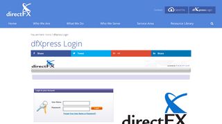 dfXpress Login - directFX Solutions