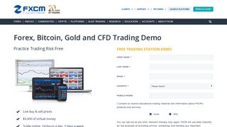 Demo Forex Trading Account, Risk Free Online - FXCM South Africa